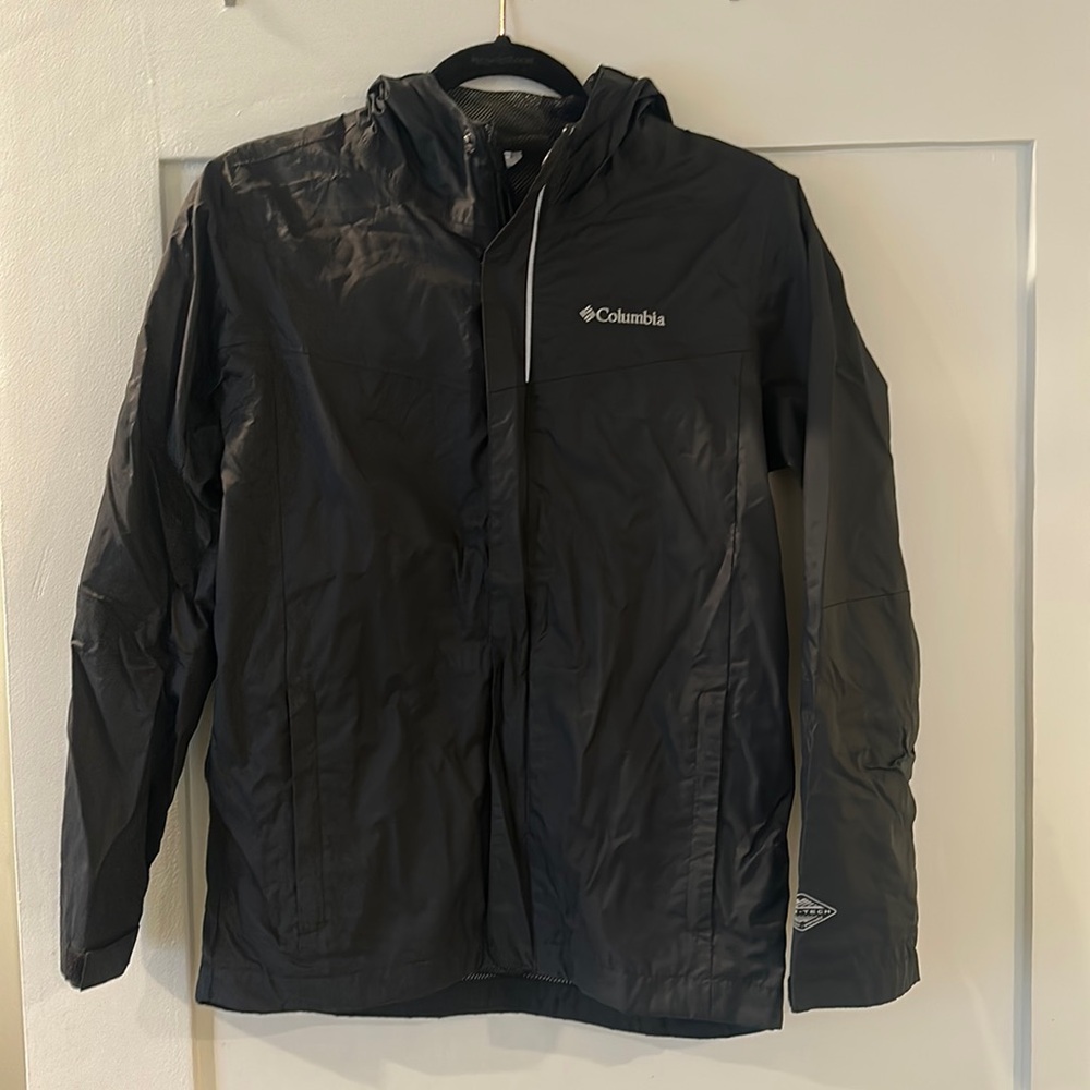 Youth Large Black Columbia Omni Tech Waterproof Jacket